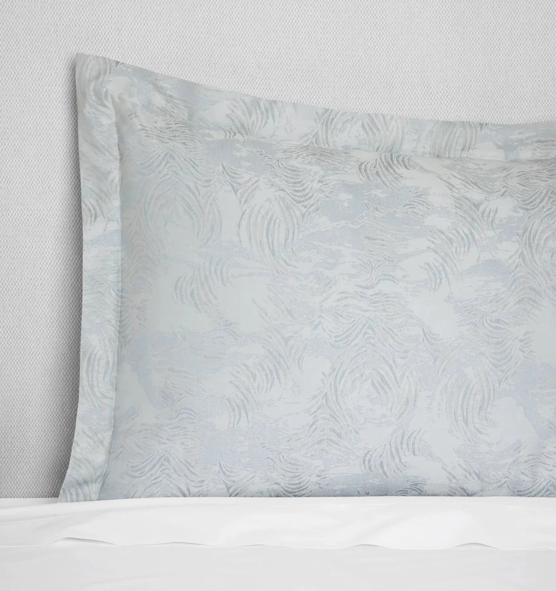 Riflesso Sham by Sferra Linens in Lunar at Fig Linens and Home - 1