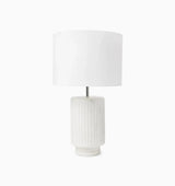 Romano Table Lamp by Sferra Linens in White at Fig Linens and Home - 4