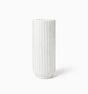 Romano Tall Vase by Sferra Linens in White at Fig Linens and Home - 1