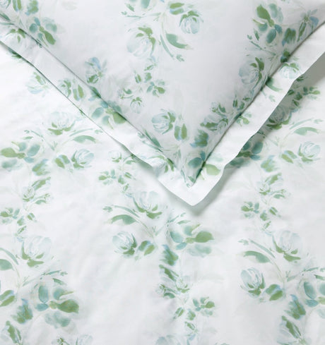 Detail of Print - Rosa Poolside Bedding by Sferra Linens at Fig Linens and Home