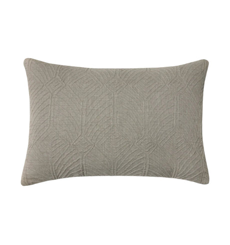 Sferra Ruggenti Ash Decorative Pillow at Fig Linens and Home