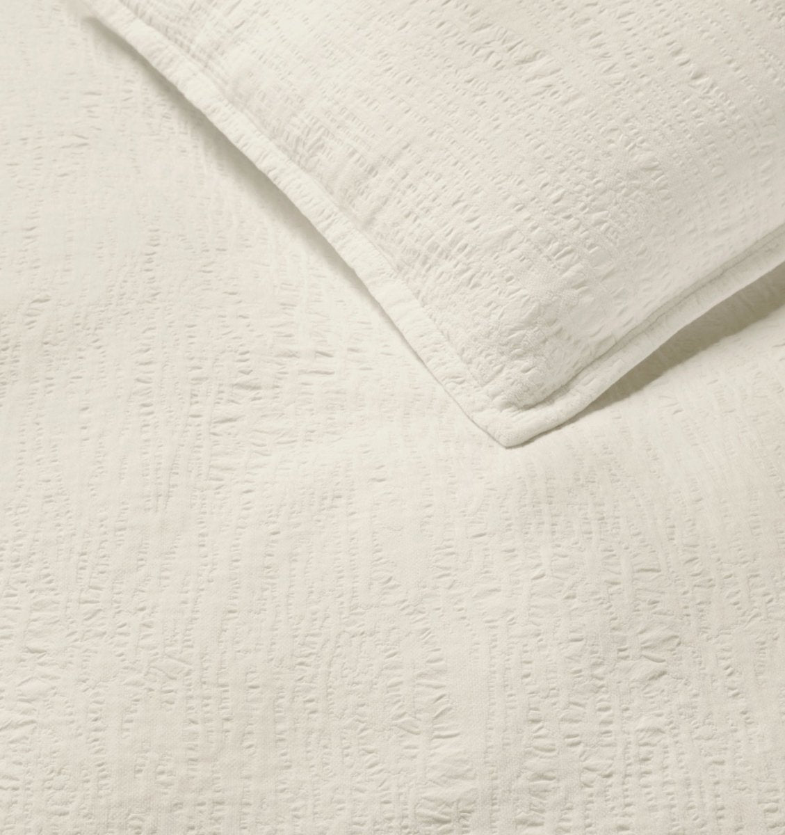 Sabino Cotton Coverlets by Sferra Linens - Detail View of Bedspread Fabric