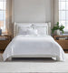 Sabino Cotton Coverlets by Sferra Linens shown in White at Fig Linens and Home