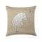 Siberian Tiger Decorative Pillow in Natural by Sferra Scalamandre at Fig Linens and Home
