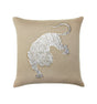 Siberian Tiger Decorative Pillow in Natural by Sferra Scalamandre at Fig Linens and Home