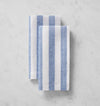 Stramare Dinner Napkins, Set of 4 by Sferra Linens DINNER NAPKIN 22X22 - Set of 4 WHITE/OCEAN at FIG LINENS AND HOME 4