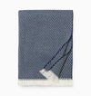 Taormina Throw by Sferra Linens in Navy at Fig Linens and Home - 4