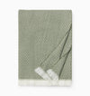 Taormina Throw by Sferra Linens in Sage at Fig Linens and Home - 4
