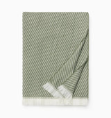 Taormina Throw by Sferra Linens in Sage at Fig Linens and Home - 4