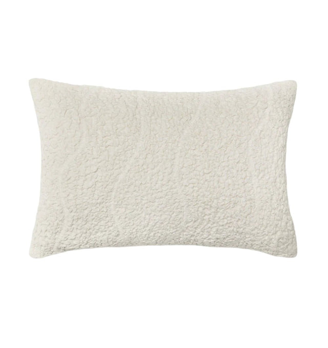 Sferra Teramo Decorative Pillow in Off White at Fig Linens and Home