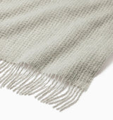 Terranova Throw by Sferra Linens in Grey at Fig Linens and Home - 3