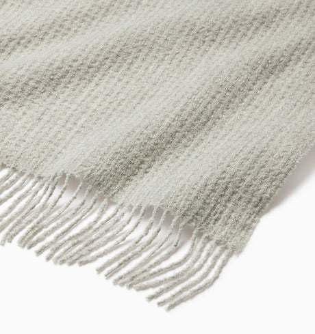 Terranova Throw by Sferra Linens in Grey at Fig Linens and Home - 3