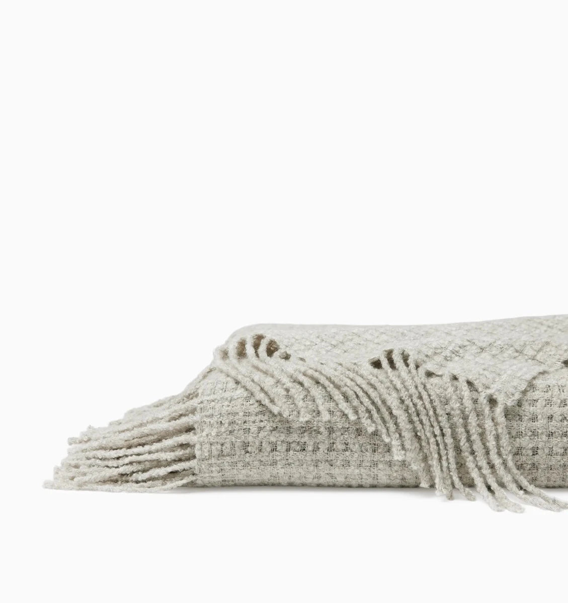 Terranova Throw by Sferra Linens in Grey at Fig Linens and Home - 2