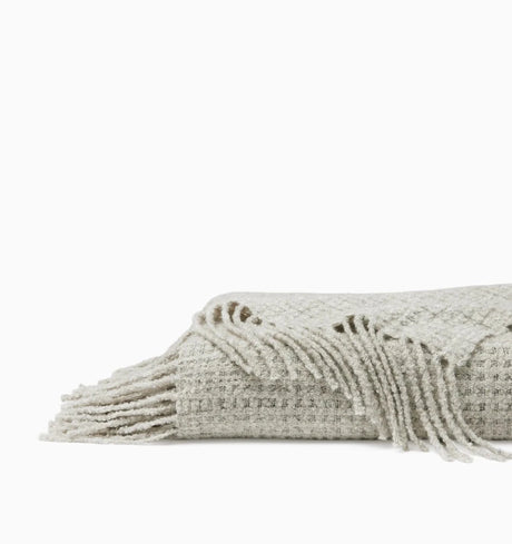 Terranova Throw by Sferra Linens in Grey at Fig Linens and Home - 2