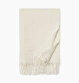 Terranova Throw by Sferra Linens in Ivory at Fig Linens and Home - 3