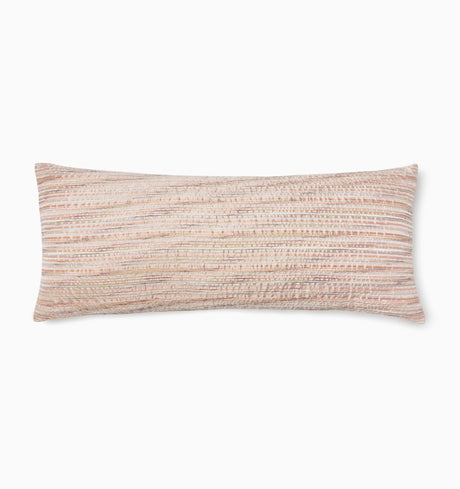 Tindari Apricot Bolster Pillow 16x36 by Sferra Linens at Fig Linens and Home