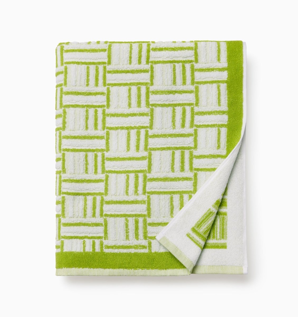 Tirreno Kiwi Beach Towel by Sferra Linens at Fig Linens and Home