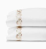 Tralcio Sand Bedding by Sferra at Fig Linens and Home - Pillowcases