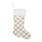 Twinkle Holiday Stocking in Ivory and Gold by Sferra Linens at Fig Linens and Home