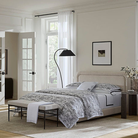 Viaterra Black and White Bedding by Sferra Linens at Fig Linens and Home - 1