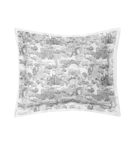 Pillow Shams - Viaterra Black and White Bedding by Sferra Linens at Fig Linens and Home