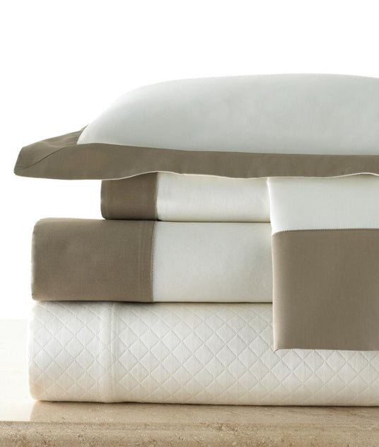 Fig Linens - Laguna Bedding with Colored Flange by Legacy Home 