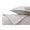 SQUARE Quilted Coverlet in Oyster by Home Treasures at Fig Linens and Home