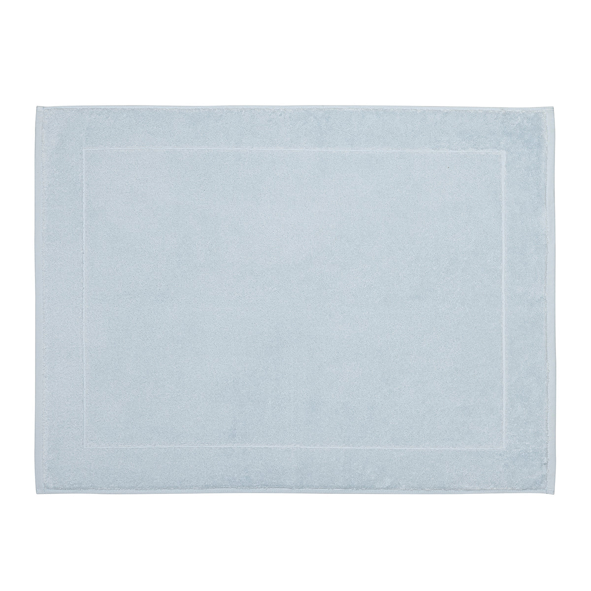 Caresse Blue Bath Mat By Le Jacquard Francais