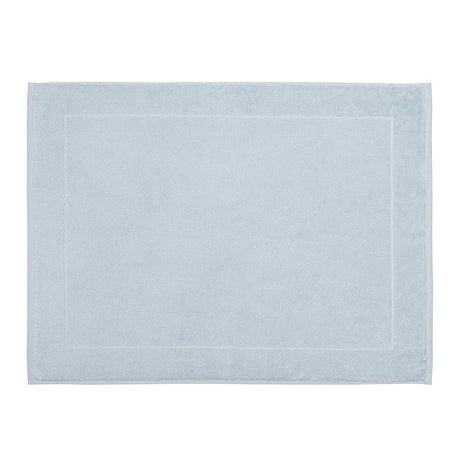 Caresse Blue Bath Mat By Le Jacquard Francais