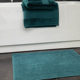 Caresse Dark Green Bath Collection by Le Jacquard Francais