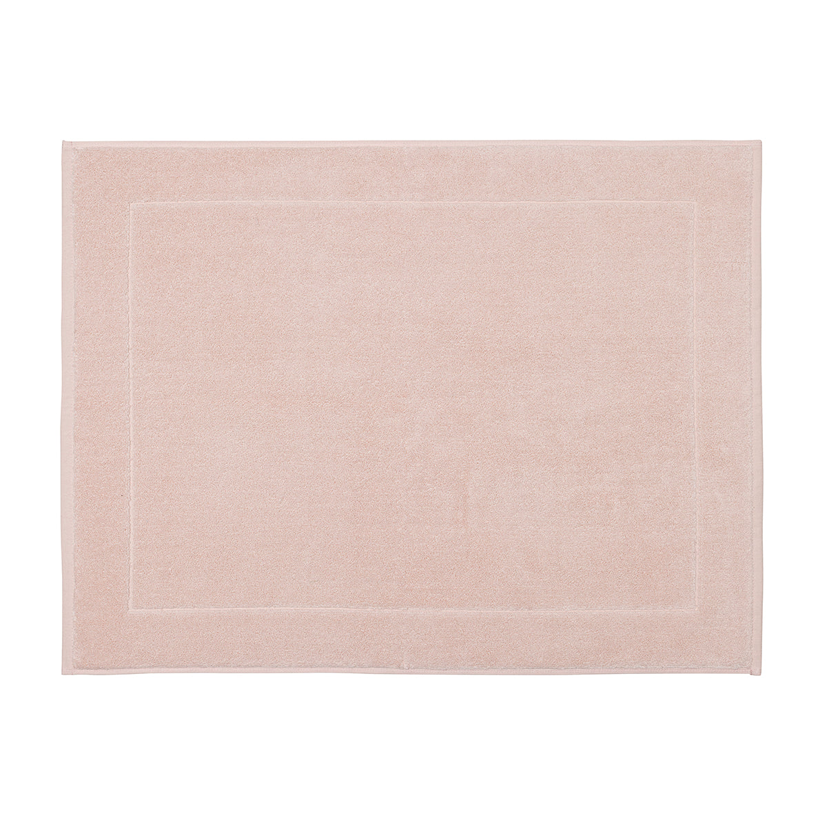 Caresse Pink Bath Mat By Le Jacquard Francais