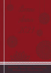 Voeux 2024 Red Tea Towel by Le Jacquard Francais | Happy New Year Tea Towel at Fig Linens and Home