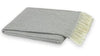 Lands Downunder Italian Herringbone Light Grey Throw by Lands Downunder - 51" x 67" Throw Light Grey at FIG LINENS AND HOME 1