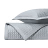 TIME SQUARE Quilted Coverlet in Blue Gray by Home Treasures at Fig Linens and Home