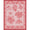 Jardin Des Roses Red Tea Towel by Le Jacquard Français