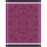 L'ail Purple Tea Towel by Le Jacquard Français