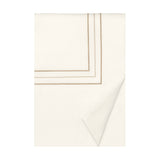 Triad Duvet Cover in Ivory and Candlelight - Home Treasures at Fig Linens and Home