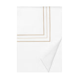 Triad Duvet Cover in White and Candlelight - Home Treasures at Fig Linens and Home