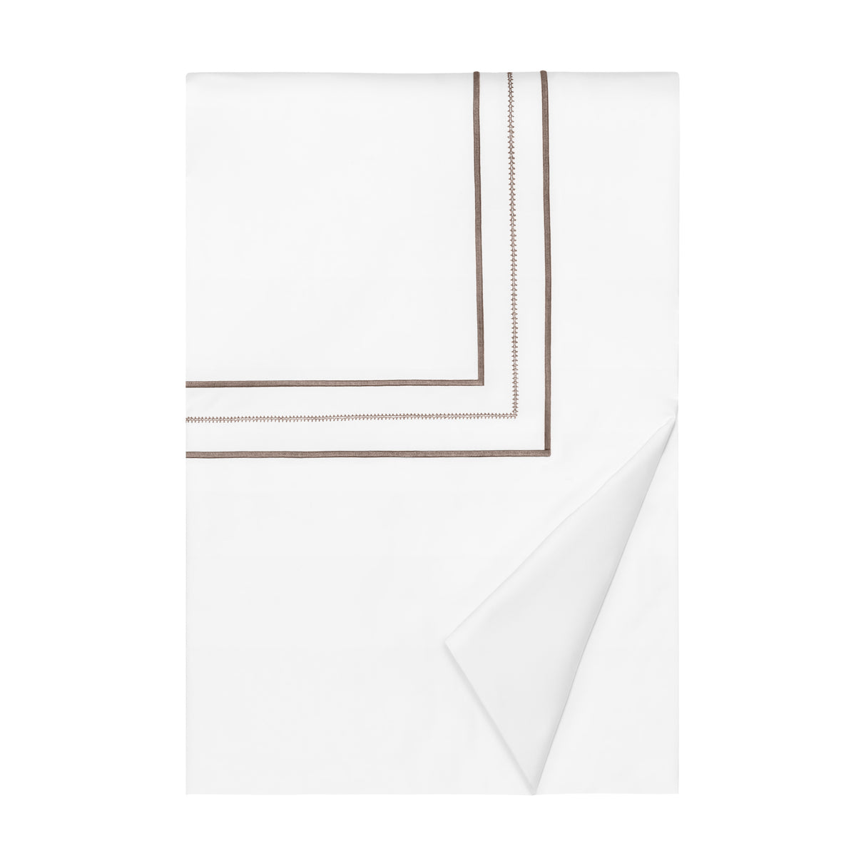 Triad Duvet Cover in White and Ricco - Home Treasures at Fig Linens and Home