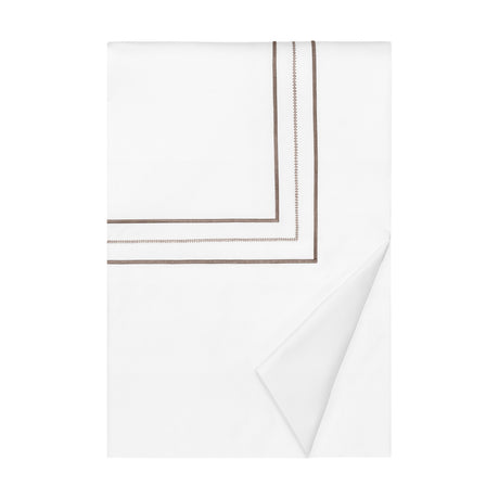 Triad Duvet Cover in White and Ricco - Home Treasures at Fig Linens and Home