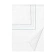 Triad Duvet Cover in White and Sion - Home Treasures at Fig Linens and Home