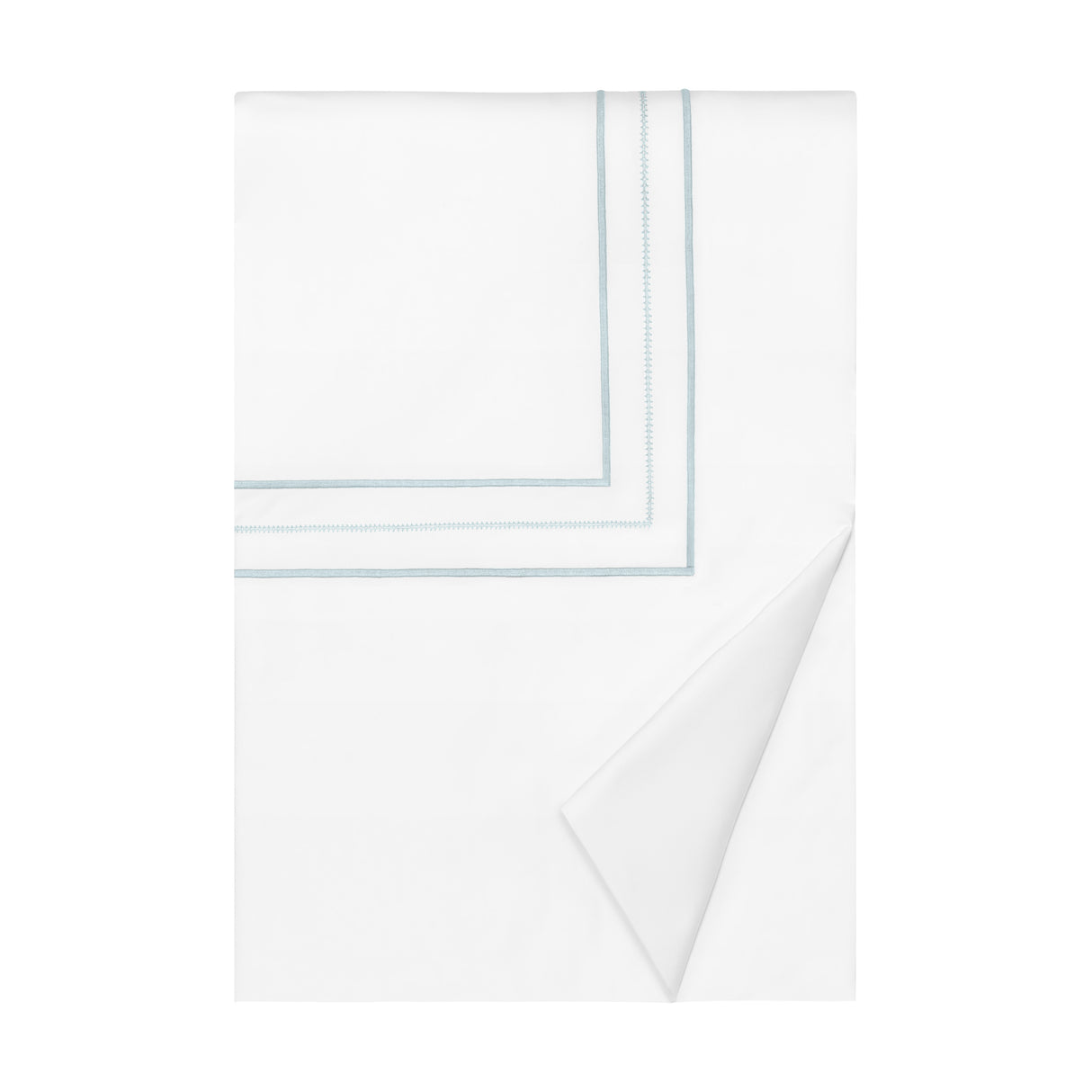 Triad Duvet Cover in White and Sion - Home Treasures at Fig Linens and Home