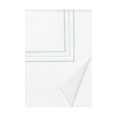 Triad Duvet Cover in White and Sion - Home Treasures at Fig Linens and Home