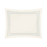 Triad Pillow Sham in Ivory and Sion - Home Treasures at Fig Linens and Home
