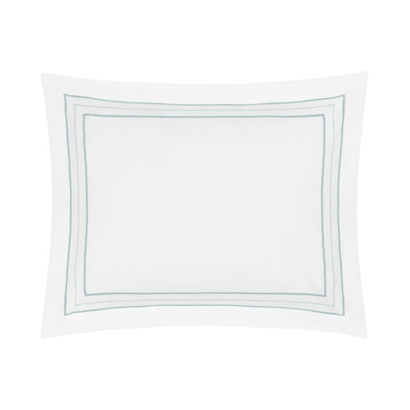 Triad Pillow Sham in White and Sion - Home Treasures at Fig Linens and Home