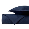TROY Quilted Coverlet in Navy Blue by Home Treasures at Fig Linens and Home
