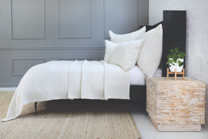Vancouver Cream Coverlet - Pom Pom at Home Bedding at Fig Linens and Home