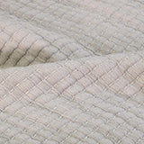 Detail of Fabric - Vancouver Grey Coverlet Material - Pom Pom at Home Bedding in soft soft cotton