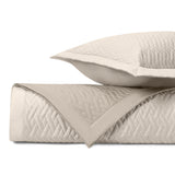 Ara Quilted Chambray Coverlets by Home Treasures - Champagne at Fig Linens and Home