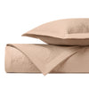 WAVE Quilted Coverlet in Blush by Home Treasures at Fig Linens and Home